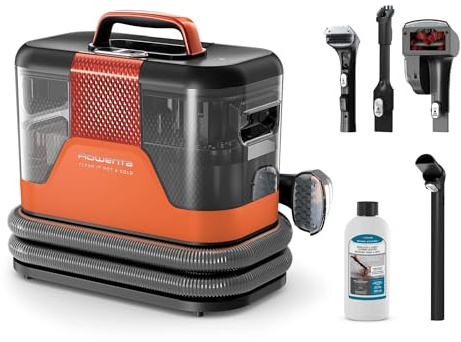 Rowenta Clean It Hot & Cold, Shampouineuse, Nettoyeur détacheur, Eau chaude & eau froide, 1 150 W, IN7011F0