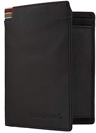 bruno banani Herren Geldbörse Portemonnaie Geldbeutel Scheintasche Schwarz 7355