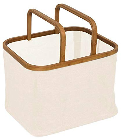 Vidal Regalos Zeitungsständer, Holz und Polyester, Weiß, 40 cm