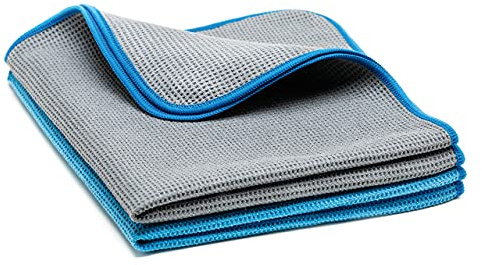 LICARGO® 2X Panni per Vetri - Panni in Microfibra per Finestrini Trasparenti, Senza Macchie e Aloni - Panno in Microfibra da 320GSM