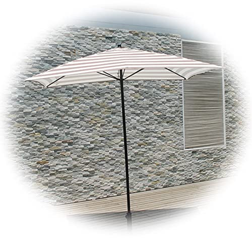 MNNM Strandschirm, Rechteckig Schirm, Sonnenschutz Gartenschirm, Knickbar Sonnenschirm, Für Reise, Sport, Picknick Und Außen Garten