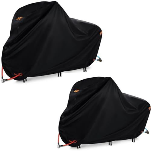 Bicycle Covers Outdoor Storage Waterproof, Bike Rain Cover, Outdoor Bike Cover Waterproof, Ebike Covers (2PCS)