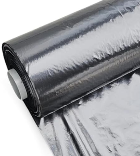 DI GIULIO SRL Telo Nero Pacciamatura Larg. 110 cm x Varie Misure Senza Fori | Copertura Terreno Antierbacce Contro Le Infestanti | Bio Orto (300 Metri)