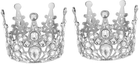 Angoily 6pièces Décorations De Gâteau Forme De Couronne Accessoires Pour Anniversaire Mariage Et Shower Ornament De Gâteau Pour Adultes