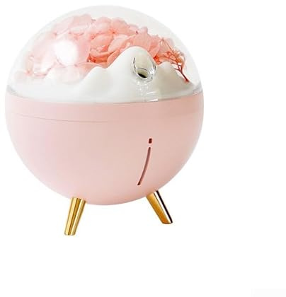 ZAMETTER Humidificador Dormitorio LED Lámpara de cabecera Agua Reabastecimiento Oficina Humidificador (rosa)