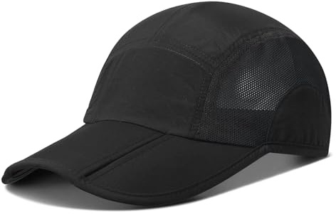 TAGVO Cappello da Baseball Uomo e Donna, Professionali Cappello Sportivi Running da Asciugatura Rapida Pieghevole Leggera, Cappello da Sole da Anti UV Estivo per Golf, Pesca, Escursioni, Ciclismo