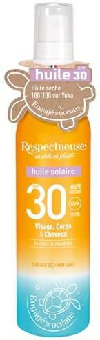 Respectueuse Huile Solaire SPF30 100 ml