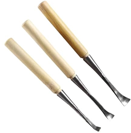 10mm15mm20mm Warped Head Carving Chisel Woodworking DIY Tools Scoop Root Wood Arc Hand Woodworking Kit