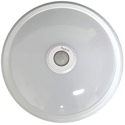 12W LED Deckenlampe Ø 290mm Warmweiß 3000K 820 lm mit Bewegungsmelder Deckenleuchte Deckenbeleuchtung Weiß