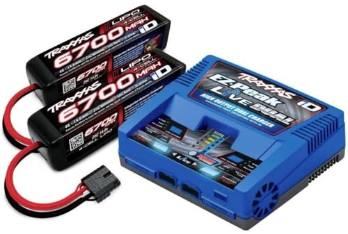 Traxxas EZ-Peak Live Dual + 2X 26A LiPo Akku LiPo, Minus-Delta-U NiMH Abschaltung
