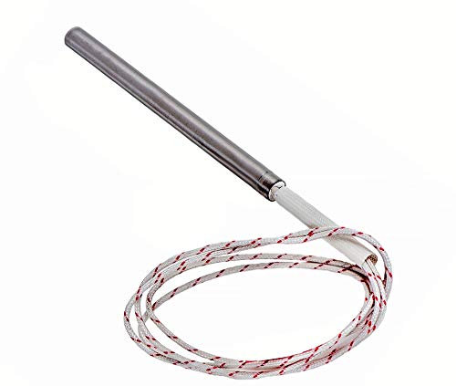 DOJA Industrial | Resistencia Estufa Pellet | Diametro Bujia: 9,5mm | Longitud: 160mm | 280w | Resistencia Calentador Calderas de Pellets | Resistencias Calefactoras 220v | Estufas de Pellets