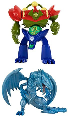 Super Impulse 5502B Yu Gi Oh figure articolate altamente dettagliate. Il set include drago bianco dagli occhi blu da 9,5 cm e guardiano del cancello
