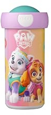 Mepal - Bicchiere per la Scuola Campus - Tazza per Bevande - Tazza per la Scuola Ermetica per Bambini - Senza BPA e Lavabile in Lavastoviglie - 300 ml - Paw Patrol Girls