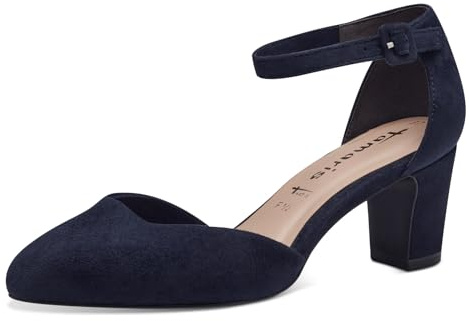 Tamaris Damen Pumps Vegan blau 41