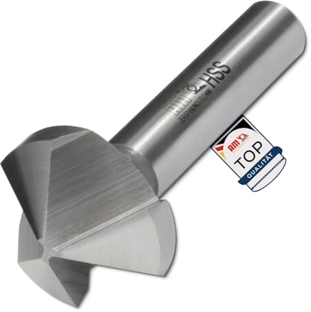 AM-Zerspanungstechnik Senker Metall 25 x 120° | HSS Kegelsenker | Entgratsenker - 120°, 25 mm