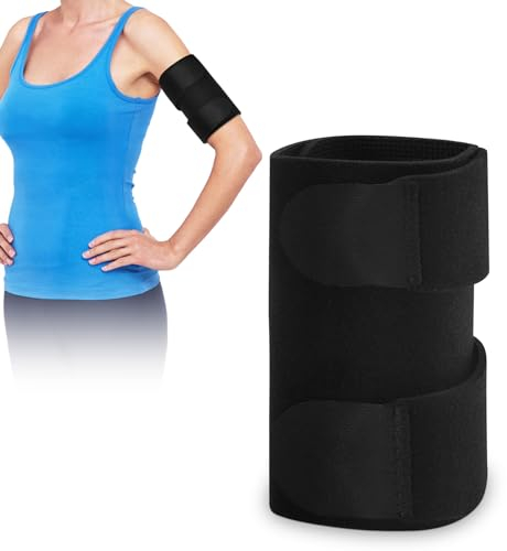 Yosoo Health Gear Upper Arm Sleeve Compression, Bicep Tendonitis Brace Compression Sleeve Adjustable Elbow Brace Arm Support Wrap for Upper Arm