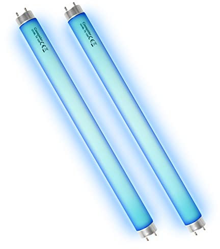 2 Pack 10W Fly Killer Replacement Bulbs BL T8 UV Light Bulb Tubes for 20W Electric Insect Killer/Fly Zapper/Bug Zapper/Mosquito Killer