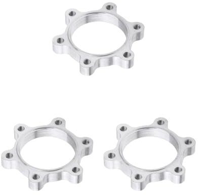 3 Satz Fahrrad Nabe Kontermutter Flansch Gewinde Scheibenbremse Adapter Fahrrad Scheibe Rotor Tray