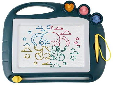 Magnetische Maltafel Zaubertafeln für Kinder ab 1 2 3 4 5 6 jahre,Zaubertafel Maltafel Magnettafel Reisegröße,mit magnetischem Stift und 3 Briefmarken, geeignet als Geburtstagsgeschenk