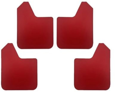 TASEKI Auto Paraspruzzi Guardia per Car Van Pick-up Paraspruzzi Universali Rally Sport Armor Paraspruzzi Paraspruzzi in PVC Nero E Rosso Paraspruzzi(09)