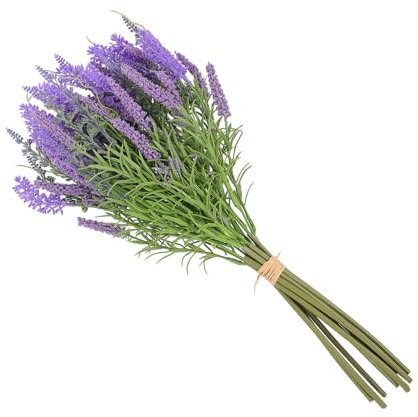 Alipis Lavendel Künstliche Blumendekore Gefälschter Blumenstrauß Künstliche Blumen Veilchen Für Wohnkultur Und Hochzeitsarrangement