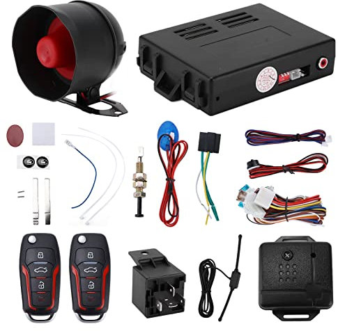 Système d'alarme automobile, système de sécurité d'entrée sans clé 12V, compatible avec toutes les voitures 12V, Automotive Electronics