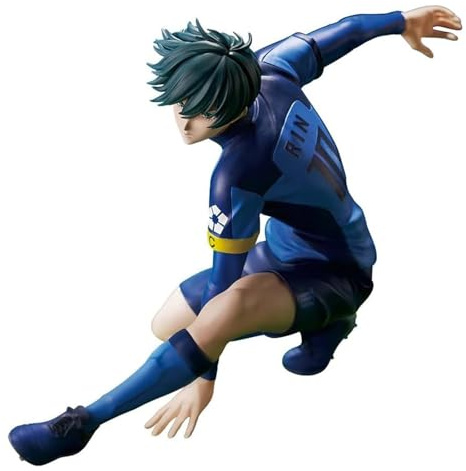 Epitome Blue Lock Anime Figura Rin Itoshi Figura Calcio Posizione Action Figure Rin Itoshi PVC Modello Statua Desktop Decorazione Collezione Regali per i Fan