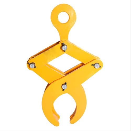 Vertical Lifting Clamp,Drum Lifter 2000 Lbs Capacity Orange Drum Lifter Lifting Drum Lifter Clamp,Steel Plate Lifting Tongs,Tongs Spreader Round Steel Clamp