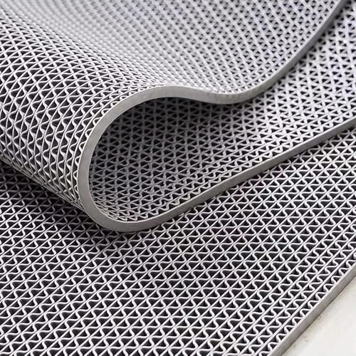 Tapis de Sol for Drainage extérieur Tapis de Piscine antidérapant en PVC Tapis for Zone Humide Commerciale for Restaurant Cuisine Salle de Bain Bars Garage Waterpark,1/5'' Thick,1-1.5m,(1.4*5m)