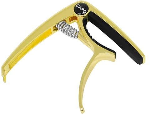 COOPHYA Gitarren Kapodaster aus Metall Einstellbarer Capo für Gitarre Bass und Ukulele Robuste und Langlebige Ausführung mit Sicherem Halt Professionelles Design