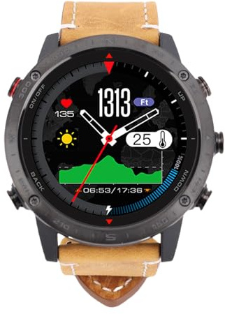 mingzhe Smartwatch Round 1.3 Inch 50 Meter Water Proof Fitness Diving Running Sports Smartwatch for Men