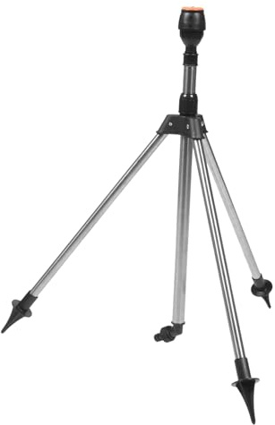VICASKY Irrigatore Rotante da Giardino Gradi Treppiede Telescopico Irrigatore Automatico per Prato Cortile Vetrofania Resistente e Stabile per Irrigazione Esterna