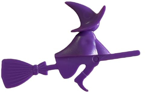 3D Hexe Lesezeichen - Kreativer Seitenmarkierungsclip, lustiges Hexen-Design für Halloween Lesezubehör, leicht und langlebig | Hexenförmiges Lesezeichen mit neuartigem Design für Buchliebhaber und