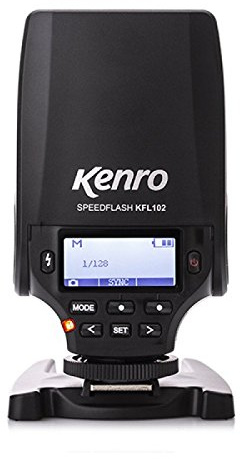 Kenro Mini Speed Flash Sony Fit Camera Mounted Small Flashgun for Professional Photography in Studio or on Location - KFL102S