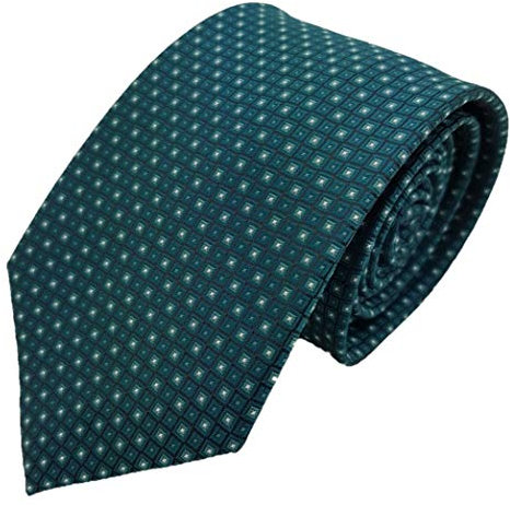 Basic Ties corbata mix 8 cm, Krawatte Poly Mix 8cm:Verde Oscuro