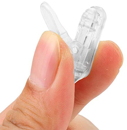 20 Stück Zeltplane Clips, Winddichte Markisenstangen für Beanspruchung Kunststoff Alligator Schnappverschlüsse für Camping, Tarps, Caravan, Transparent