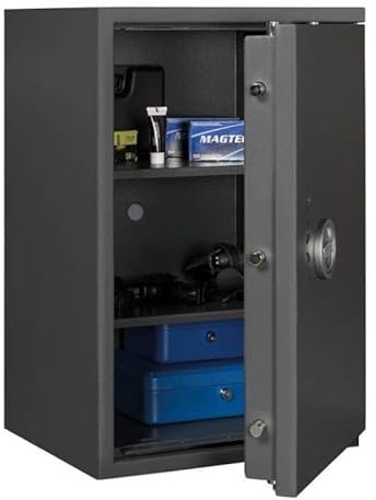 Format Kurzwaffentresor KWT 4000, Doppelbartschloss mit 2 Schlüsseln, Grad 0 nach EN 1143-1, H75xB50xT42 cm, 106 kg