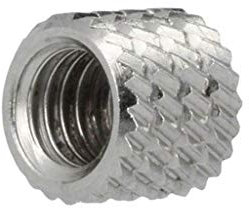 10X 11M5NI Innesto filettato ottone nichel M5 Lung: 5,9mm Øest: 7mm DREMEC