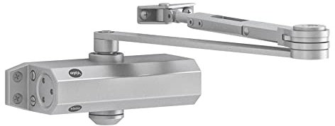 Yale 3500-0001-60 Chiudiporta per Porte con Braccio Normale, Argento, Serie 3500
