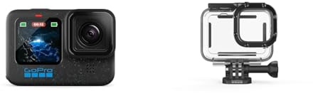 GoPro HERO12 Black - Action Camera Impermeabile con Video Ultra HD 5.3K60, Foto da 27 MP e Custodia Protettiva (HERO11/HERO10/HERO9)