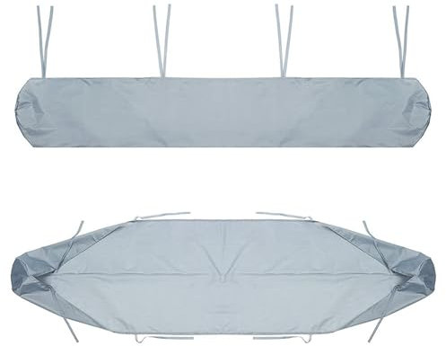 YOHOCS Markisenschutzhülle Für Markisen, 2m-5m Schutzhülle für Gartenmarkise, Sonnensegel UV Regen Wasserdicht Schneefest Patio,Grau,4.5m/14.76ft