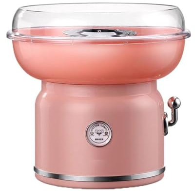DSDGVDFBV Rouge, Guimauve Machine À Barbe À Papa, Fabricant Machine À Pop-Corn Électrique Entièrement Automatique Mini Bonbon Portable pour Les Fêtes d'anniversaire Maison