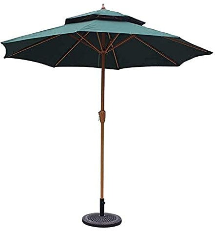 ASerZenith Terrassenschirm Sonnenschirm Sonnenschirm Gartenschirme Garten Terrassentischschirm mit Kurbel, Sonnenschutz UV70+ für Terrasse, Balkon, Deck, Pool, Strand