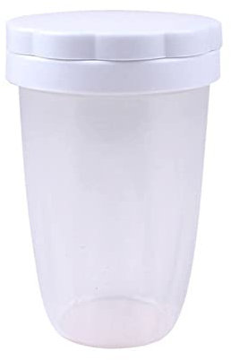 CHFYIJYHM ,Tamizador de Polvo de Mano de plástico, tamiz de Perno de harina, tamiz Manual, coctelera for glaseado de azúcar, coctelera for Hornear, tamiz, Herramienta de Cocina