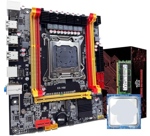 ZSUS X79 VG2 Motherboard Bundle With LGA2011 Compatible Xeon E5 2689 C2 CPU 1x16GB DDR3 1600MHz ECC RAM And NVME M.2 SATA Support(Motherboard+CPU+RAM)