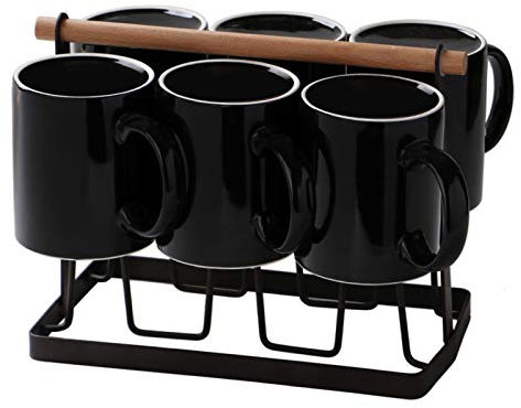 Tazza da caffè in Ceramica per Uso Domestico, Tazze da caffè nel Soggiorno con Ripiani, Tazze per Bevande da Festa, Tazze da Latte Personalizzate, Molto Adatte