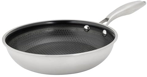 Cosy & Trendy Sartén de acero inoxidable antiadherente Hexapro,D20Xh4,5 Cm-Todos los quemadores incluyendo Inducción