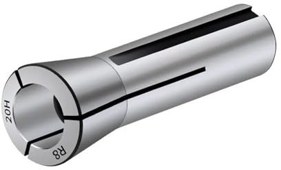 Fresadora de pinzas R8 Tamaño de sujeción de la pinza Portaherramientas de fresado Juego de mandril de pinzas R8 Pinza de resorte(Metric Thread R8-3)