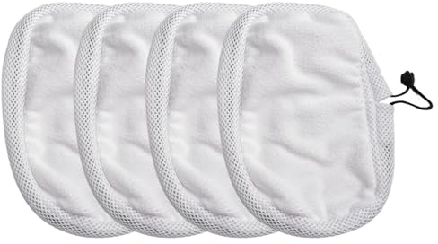 Gdfnmogo for for MORPHY Richards for Steam Mop Replacement Pads Compatible with 720020 720021 720502 720023 70495, 4-Pack Washable Microfiber Floor Cleaning Cloths for Hardwood,