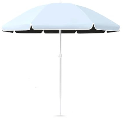Ombrellone da spiaggia portatile per famiglie, ombrello da giardino regolabile per picnic all'aperto, campeggio, pesca e uso in cortile, protezione UV, leggero e facile da trasportare